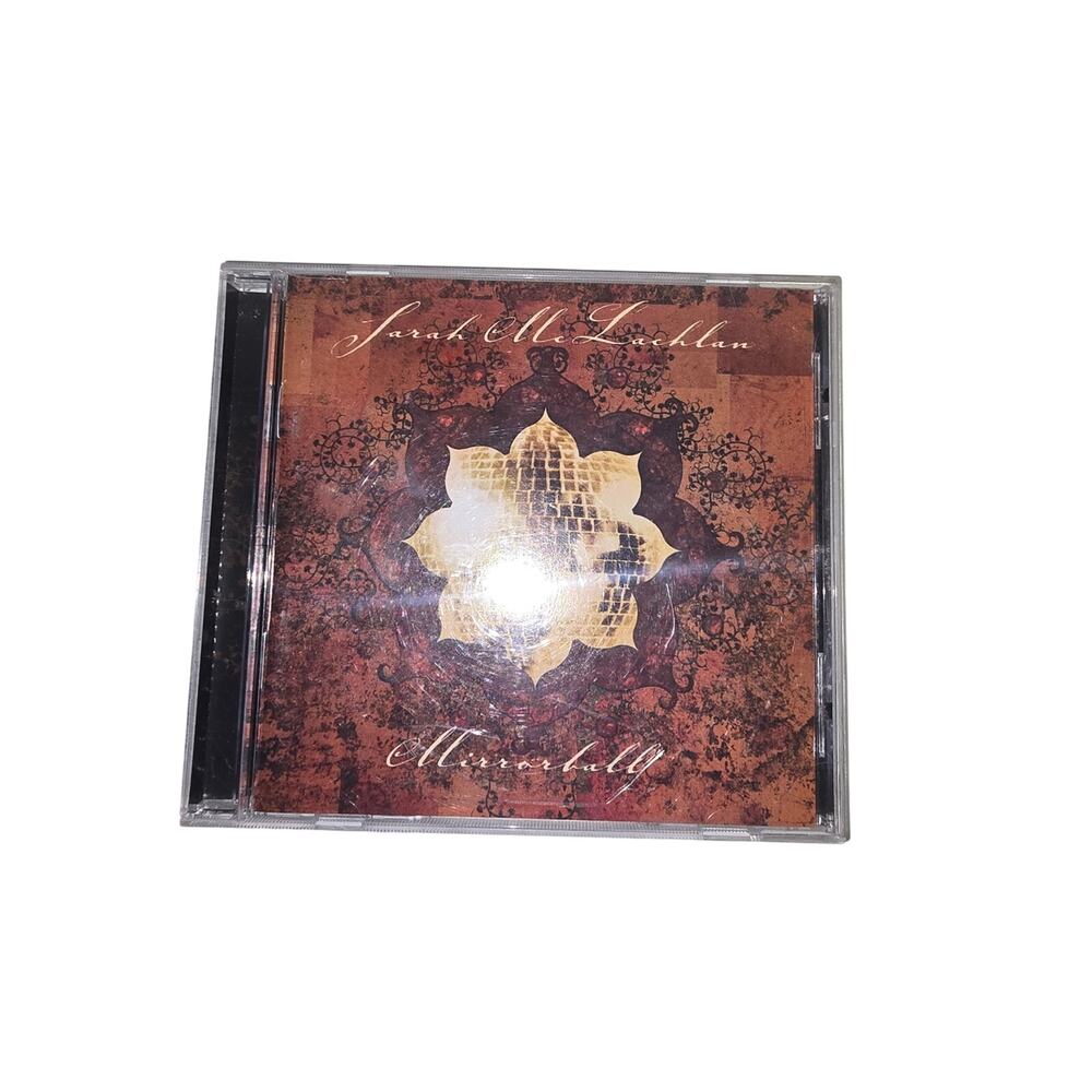 Sarah McLachlan "Mirrorball" CD - Brown & Gold Artwork